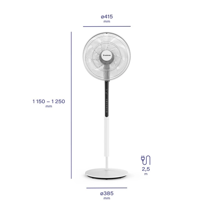 Stojanový ventilátor AERIUM SilentFlow R320